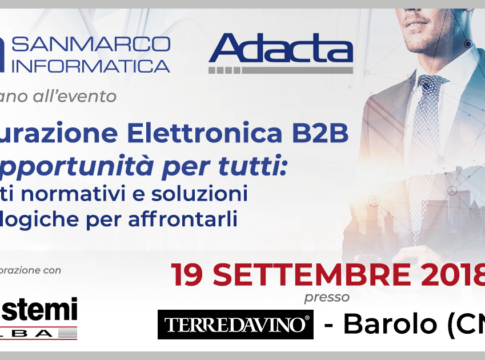 Seminario Fatturazione Elettronica B2B – Piemonte